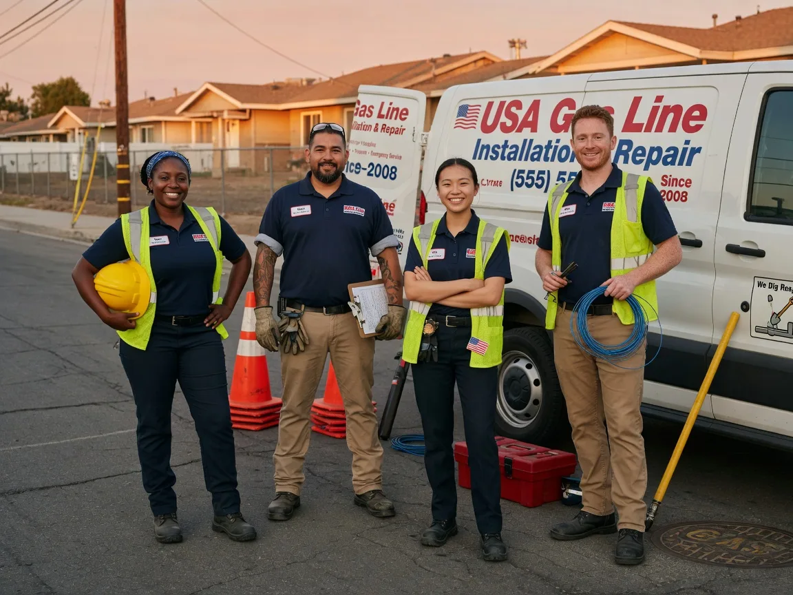 Gas Line Installation company in Sudan, TX